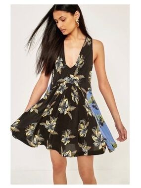 Free People Though I Was Dreaming Floral Mini Dress Small